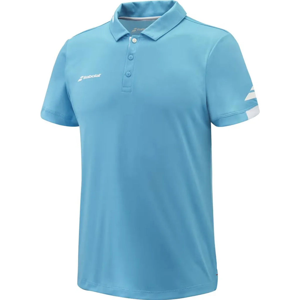 Polera Babolat Play Polo Men Cyan Blue