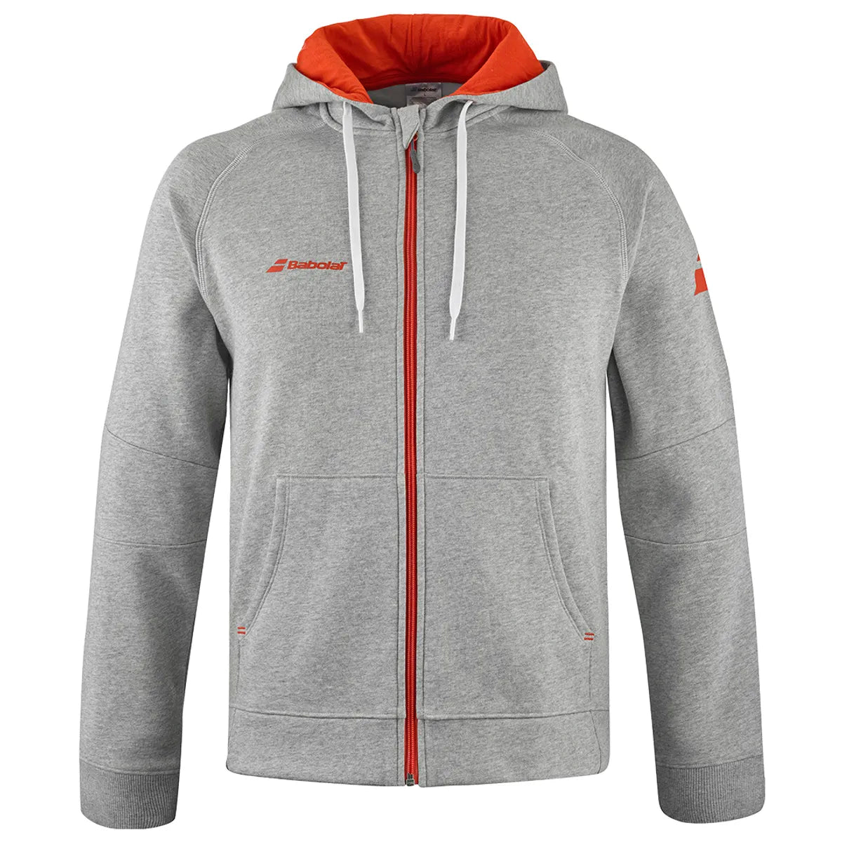 Polerón Babolat Exercise Hood Jacket Men Gris Jaspeado