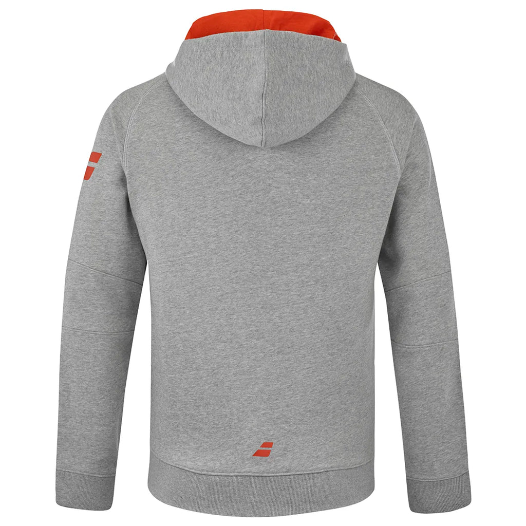 Polerón Babolat Exercise Hood Jacket Men Gris Jaspeado