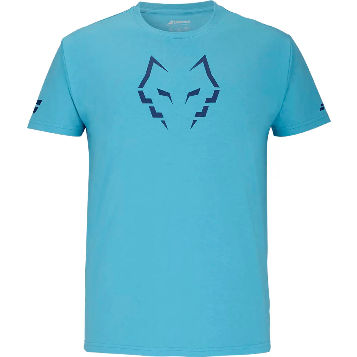 Polera Babolat Cotton Tee Juan Lebron Azul Claro/Azul