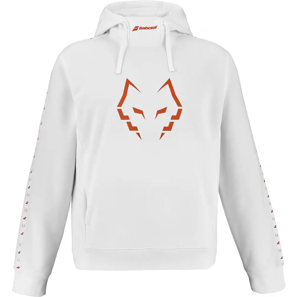 POLERON BABOLAT PADEL HOOD SWEAT LEBRON BLANCO