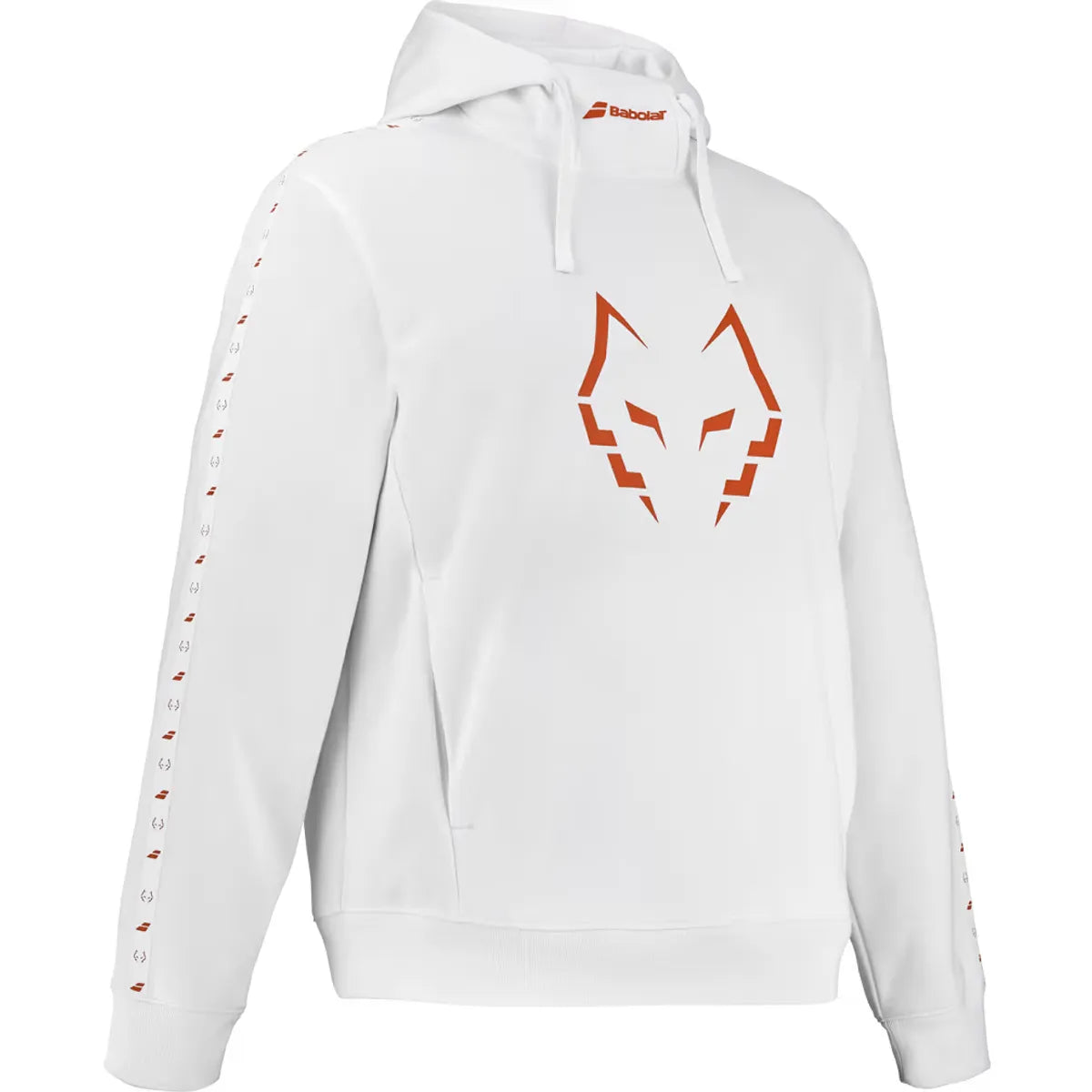POLERON BABOLAT PADEL HOOD SWEAT LEBRON BLANCO