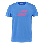 Polera Babolat Exercise Big Flag Tee Men Blue