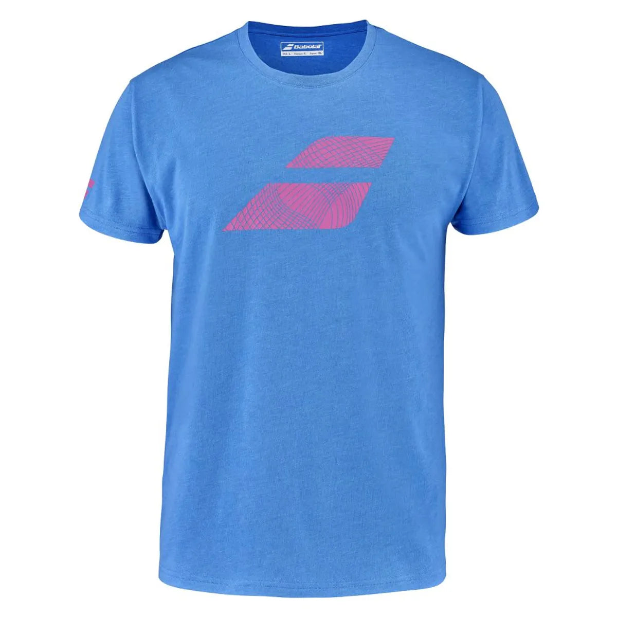 Polera Babolat Exercise Big Flag Tee Men Blue