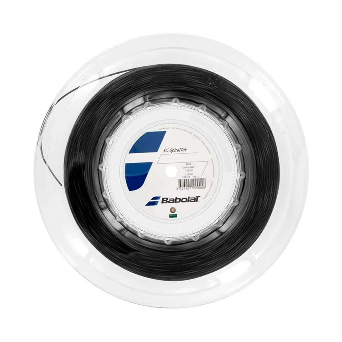 Rollo Cuerda Babolat Spiraltek 200M Black
