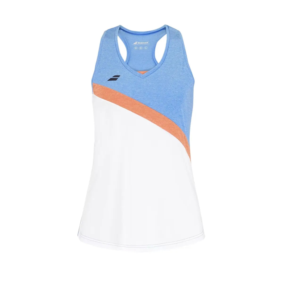 Polera Babolat Play Tank Top Women Blanco/Azul