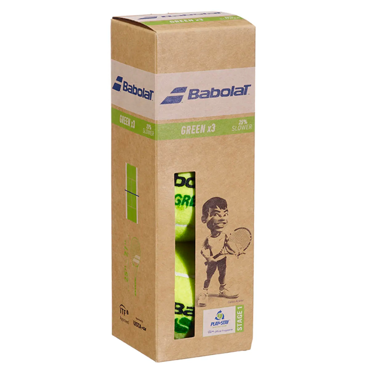 Pelota Babolat Green X3