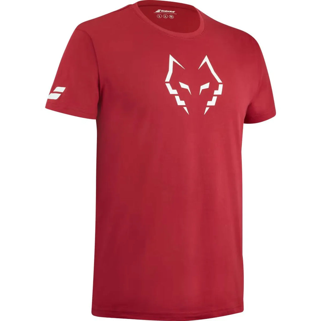 Polera Babolat Cotton Tee Lebron Red Dahlia